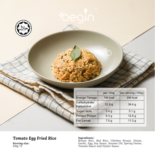 (F) Tomato Egg Fried Rice