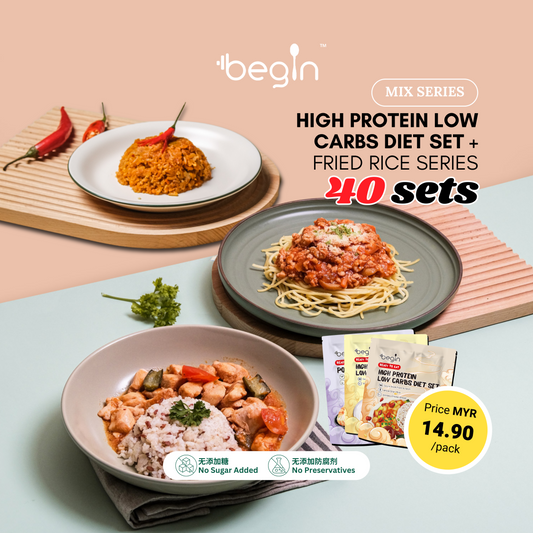 high protein low carbs diet set – 40 sets