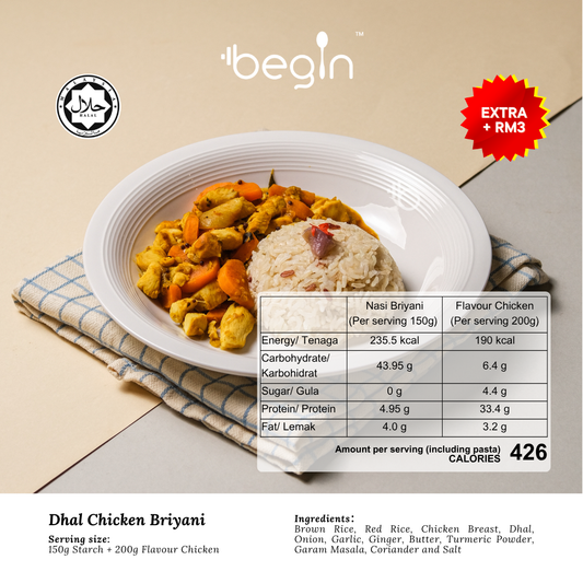 *(Merdeka) Dhal Chicken Biryani