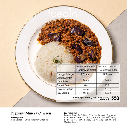 (M) Eggplant Minced Chicken