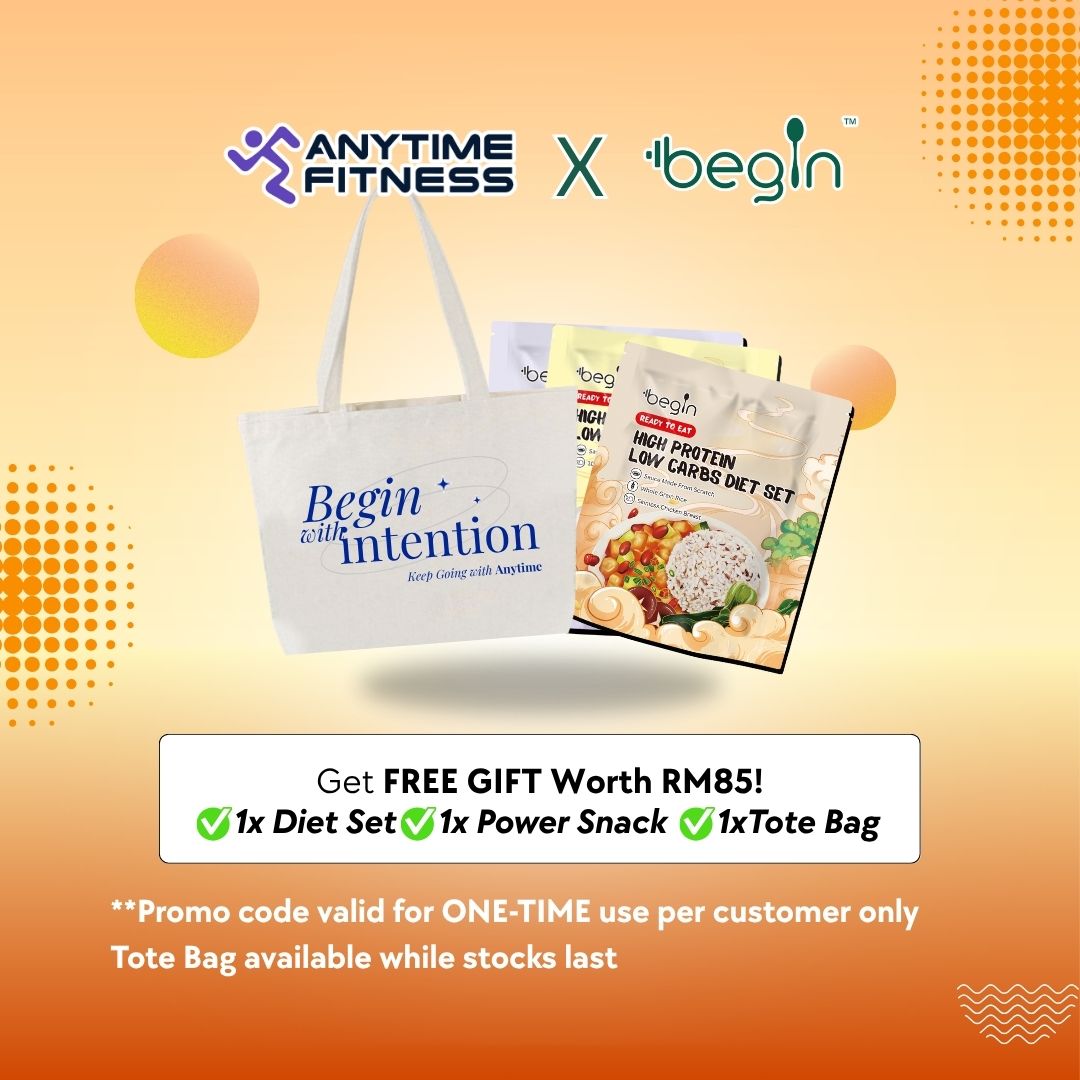 Free 【FREE GIFT】ANYTIME FITNESS X BEGIN