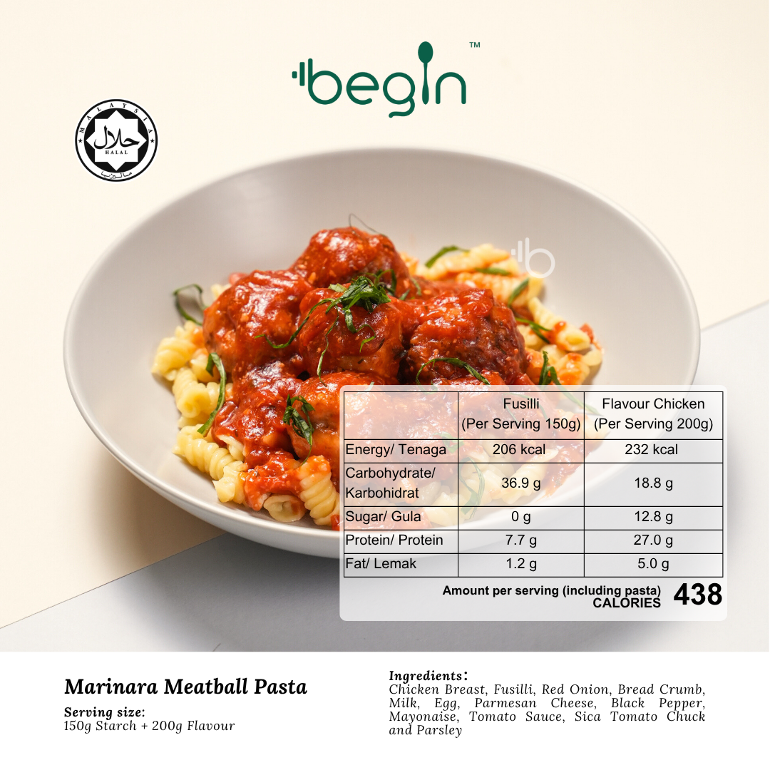 (P) Marinara Meatball Pasta