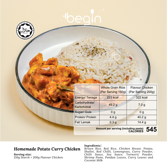 (C) Homemade Potato Curry