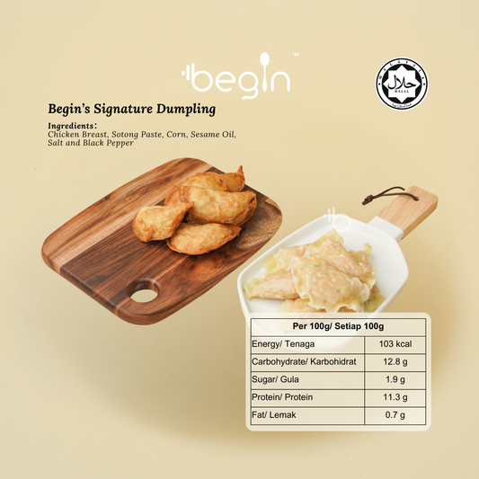 (b) begin's signature dumpling (5pcs)