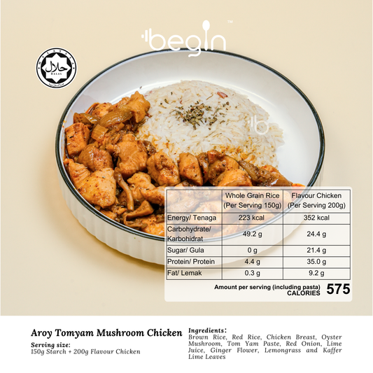 (C) Aroy Tomyam Abalone Mushroom